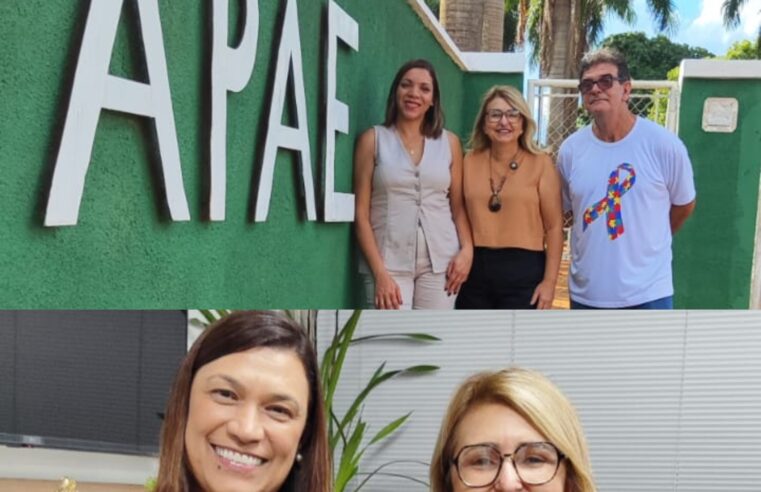 COM APOIO DA DEPUTADA FEDERAL MARIA ROSAS, VEREADORA MARIA ADRIANA GARANTE R$ 100 MIL PARA A APAE DE GUAÍRA