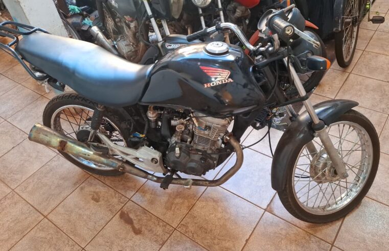 MENOR É APREENDIDO COM MOTO COM SINAIS IDENTIFICADORES ADULTERADOS EM GUAÍRA