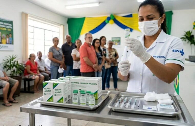 SÁBADO, DIA 25, SERÁ O DIA “D” DE VACINAÇÃO CONTRA A GRIPE EM GUAÍRA