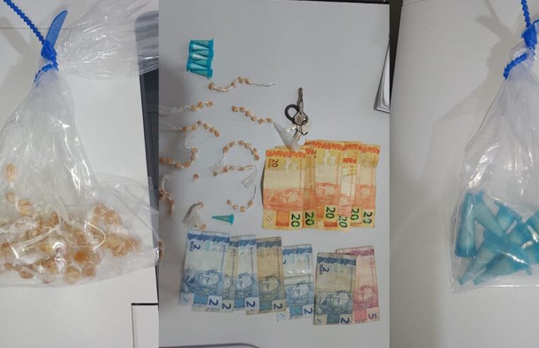 MENORES SÃO APREENDIDOS COM DROGAS NO BAIRRO ETELVINA EM GUAÍRA