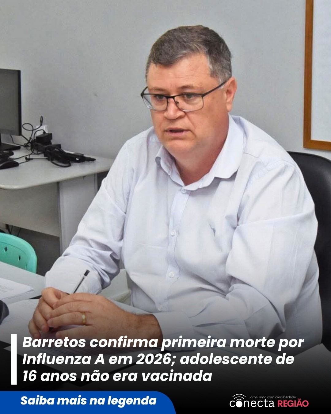 BARRETOS CONFIRMA PRIMEIRA MORTE POR INFLUENZA A EM 2026; ADOLESCENTE DE 16 ANOS NÃO ERA VACINADA