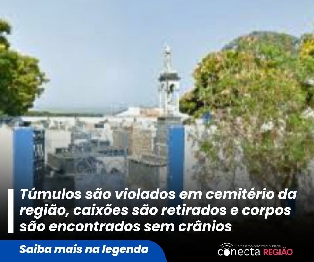 REGIÃO: TÚMULOS SÃO VIOLADOS E CORPOS SÃO ENCONTRADOS SEM OS CRÂNIOS EM CEMITÉRIO DE RESTINGA (SP)