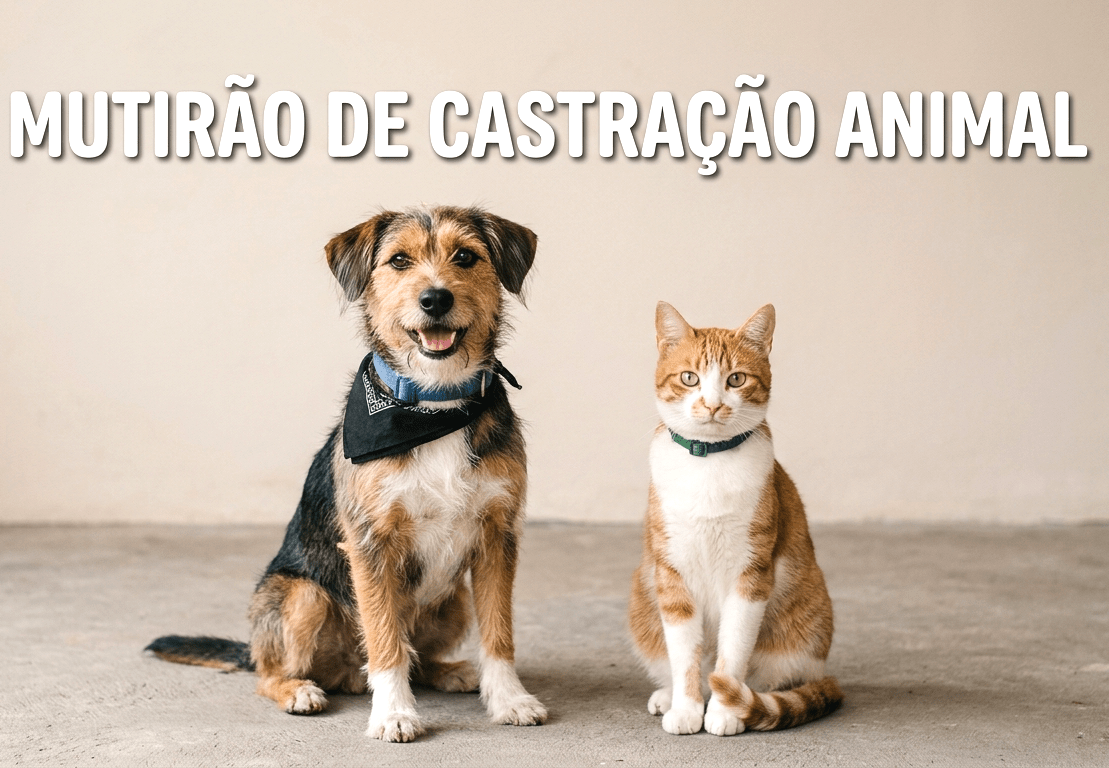 ACONTECE, EM GUAÍRA, NO DIA 29 DE JUNHO MAIS UM MUTIRÃO DE CASTRAÇÃO ANIMAL