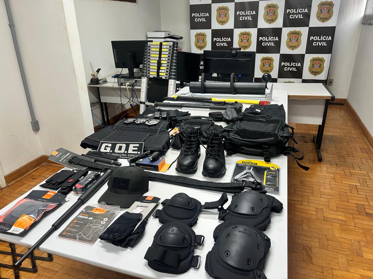 GOE – GRUPO DE OPERAÇÕES ESPECIAIS DA POLÍCIA CIVIL DE BARRETOS RECEBE NOVOS EQUIPAMENTOS