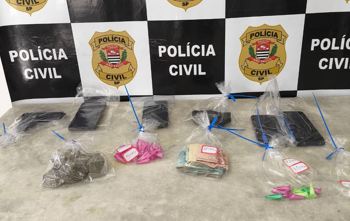 DUAS PESSOAS SÃO PRESAS DURANTE AÇÃO DA POLÍCIA CIVIL DE COMBATE AO TRÁFICO DE DROGAS EM BARRETOS