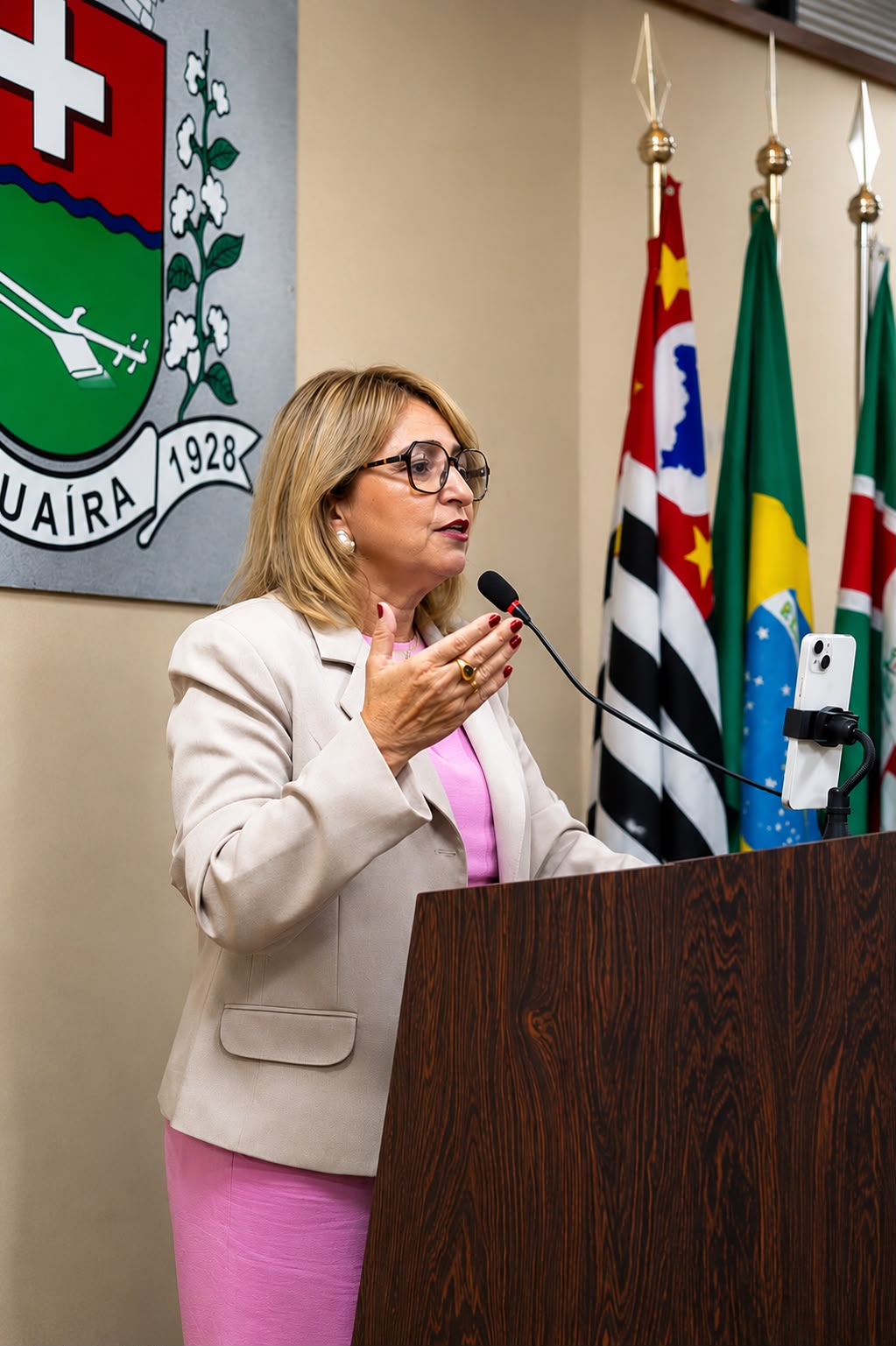 VEREADORA MARIA ADRIANA CONVIDA POPULAÇÃO DE GUAÍRA PARA FÓRUM DOS 20 ANOS DA LEI MARIA DA PENHA