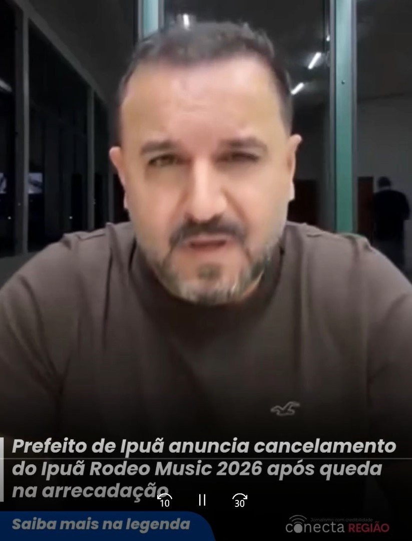 ALEGANDO QUEDA NA ARRECADAÇÃO, PREFEITO CANCELA REALIZAÇÃO DO IPUÃ RODEO MUSIC 2026