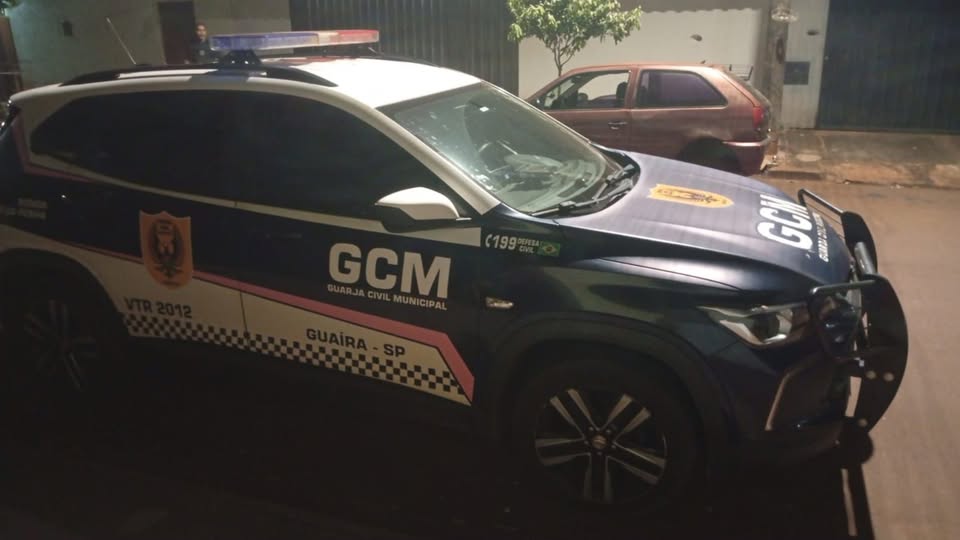 ACUSADO DE AGREDIR ESPOSA À FACA, EM GUAÍRA, É PRESO PELA GUARDA CIVIL MUNICIPAL