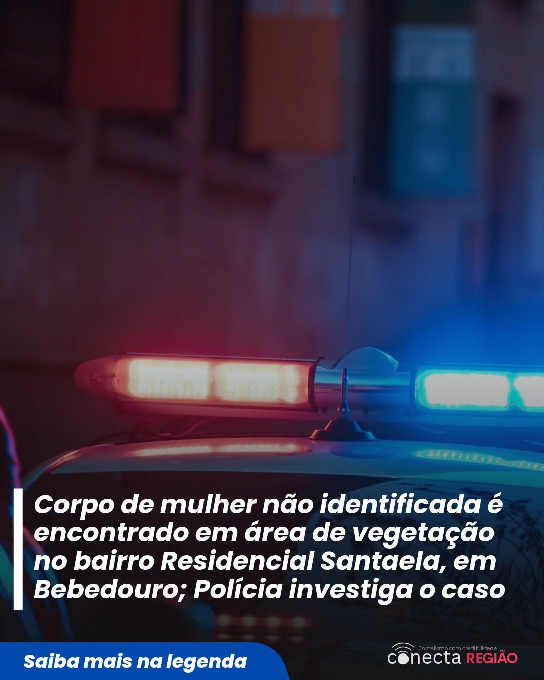 CORPO DE MULHER É ENCONTRADO EM ÁREA DE VEGETAÇÃO EM BEBEDOURO (SP)